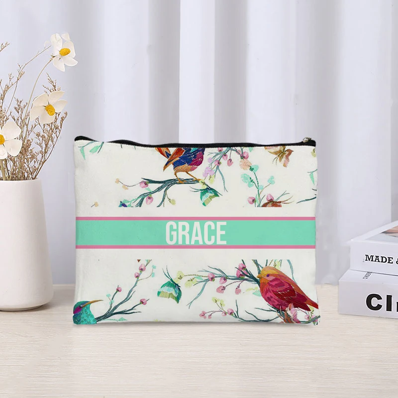 

Канвасная косметичка для путешествий