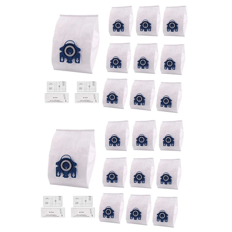 

24Pcs Vacuum Cleaner Accessories For Miele GN Airclean 3D Efficiency Dust Bag, GN Vacuum Bag