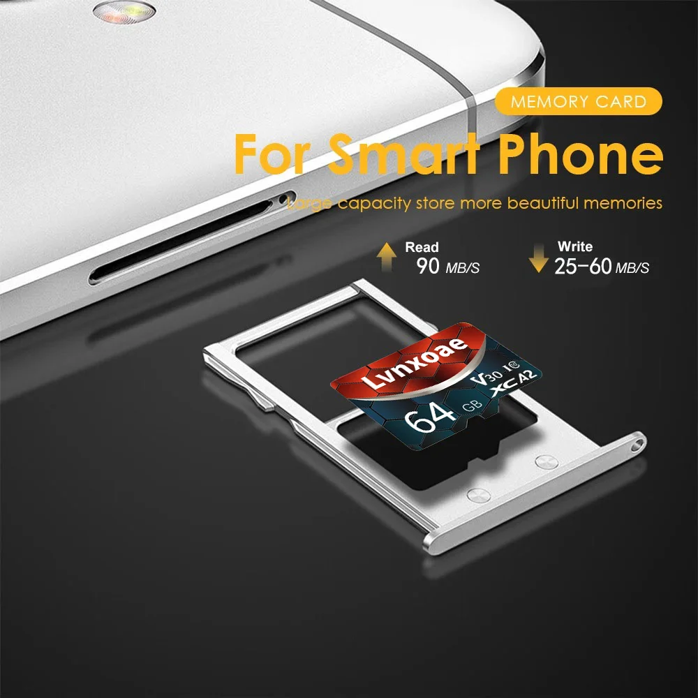 Фото Оригинальная карта памяти SD 128 ГБ Class 10 V30 TF Card 64 ГБ Mini SD Card 32 ГБ 16 ГБ 8 ГБ A2 U3 Высокоскоростная карта памяти для планшета №2