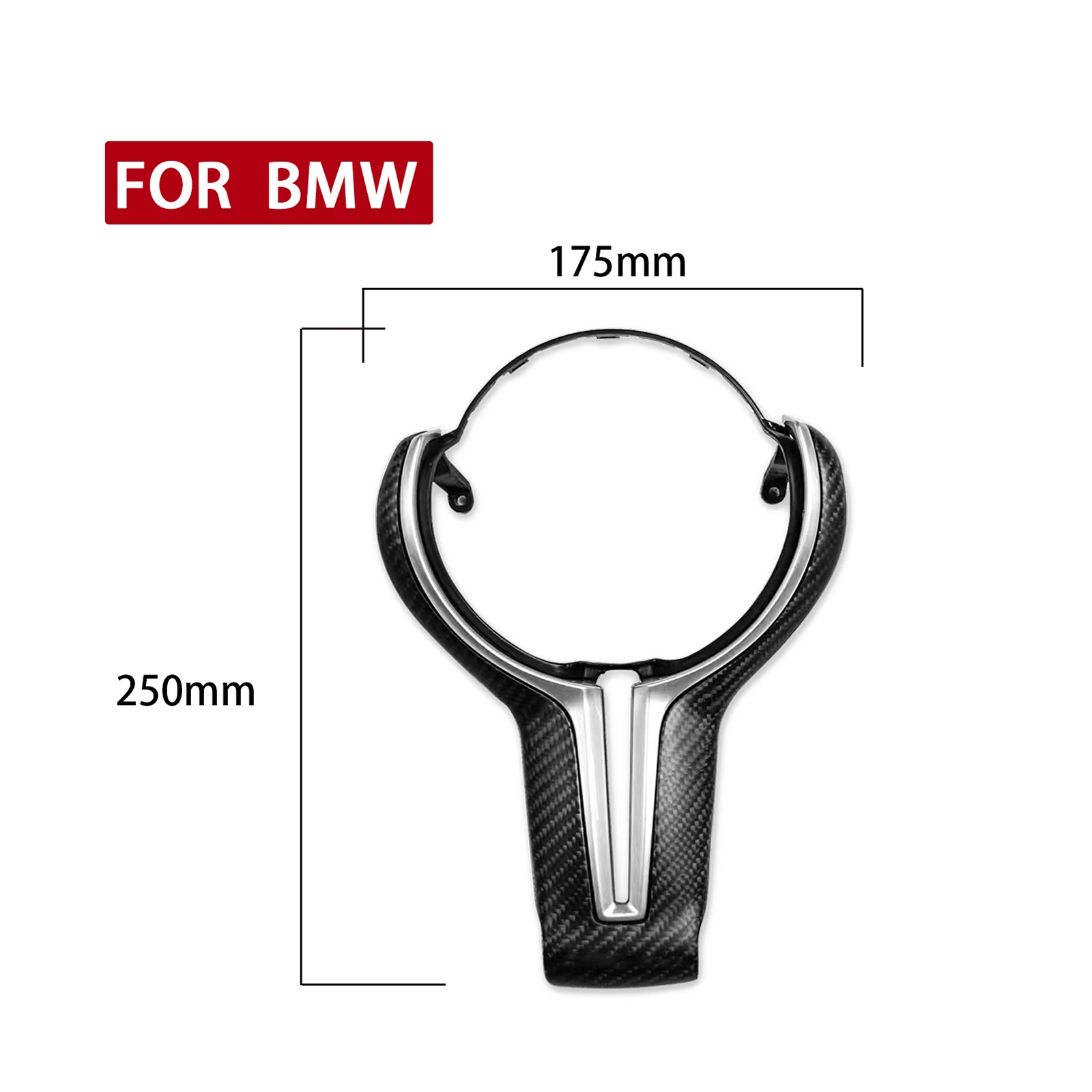 

For BMW M Series M2 F87 F80 M3 F82 M4 F10 M5 F06 F12 F13 M6 F85 X5M F86 Matte Carbon Fiber Steering Wheel T-Shaped Replacement