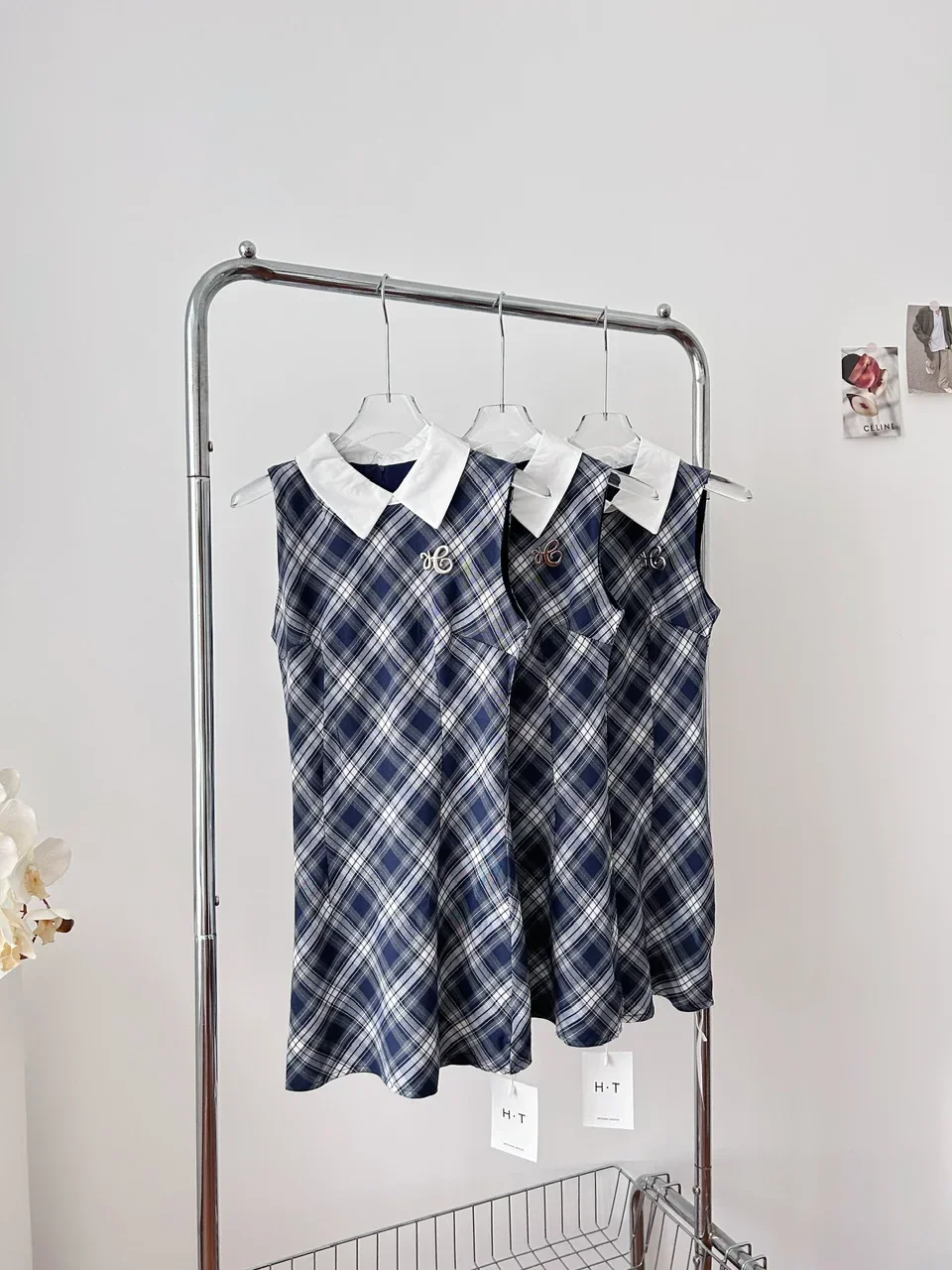 Винтажное клетчатое платье 2000s Y2k Cltohing женское элегантное облегающее тонкое