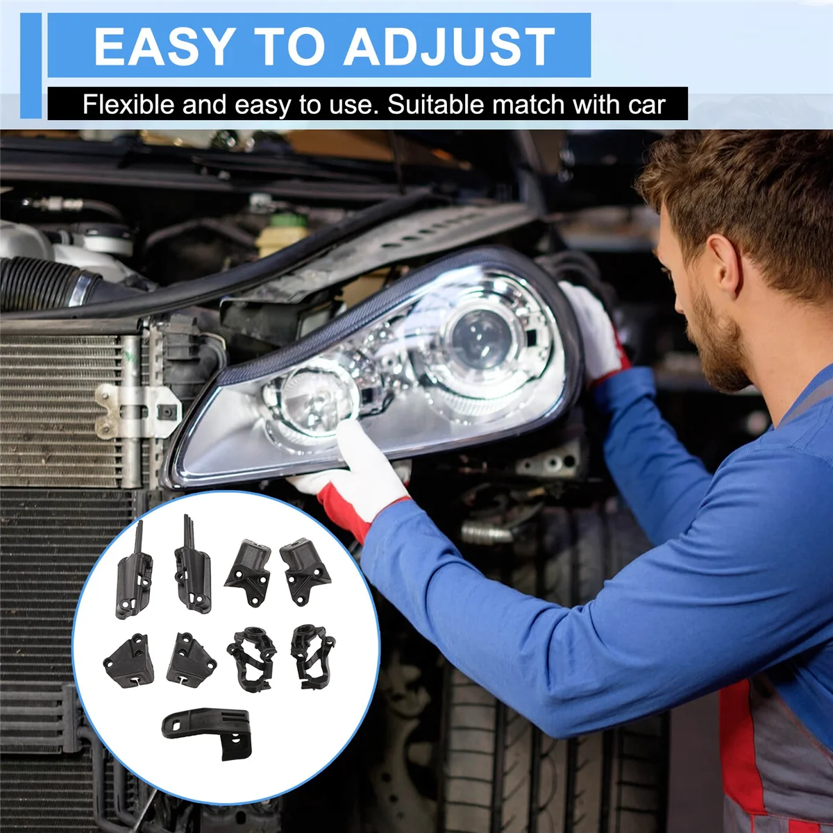 Комплекты кронштейнов для ремонта передних фар 63117348936 Для BMW Z4 Roadster E89 18i 20i 28i 35i