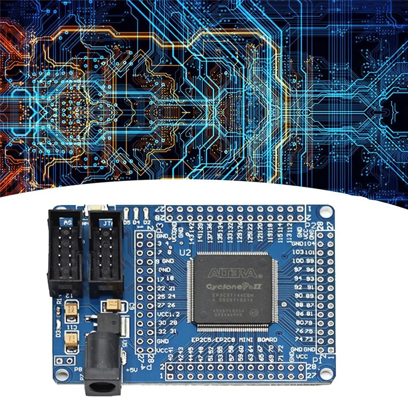 Макетная плата EP2C5T144 для CycloneII FPGA обучающая с поддержкой NiosII Embedded CPU Development