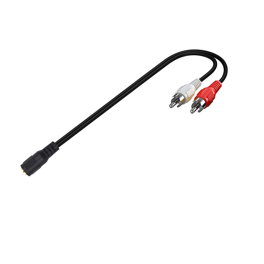 Лидер продаж стерео аудио кабель с разъемом 3 5 мм на 2RCA Мама-папа гнездо для