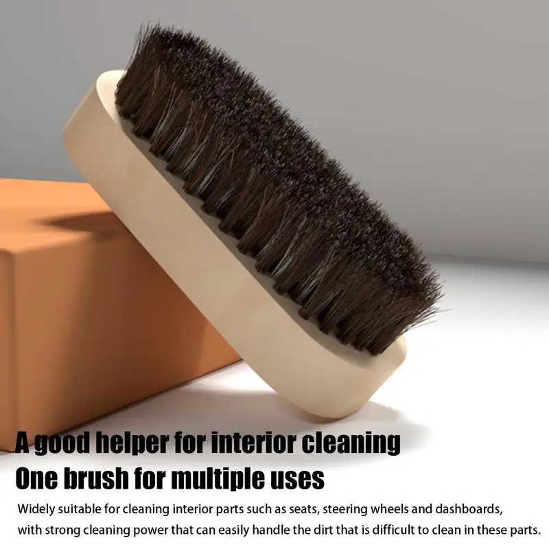 Щетка для чистки салона автомобиля деревянная ручка щетки автоматического
