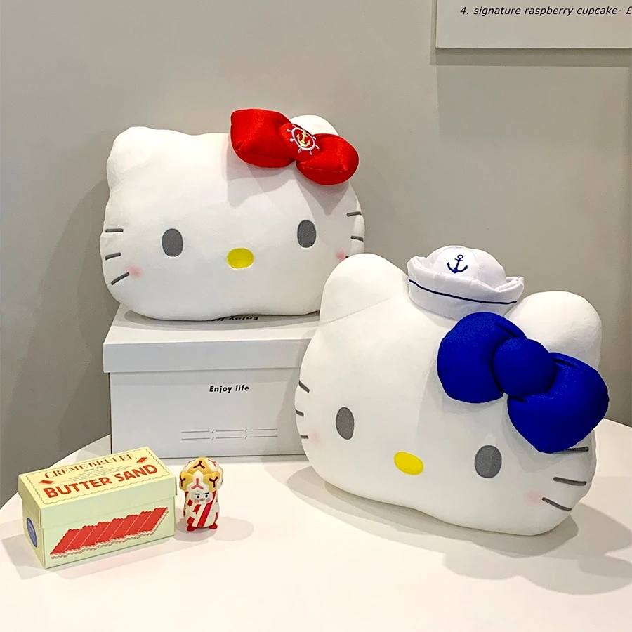 Sanrio оригинальная плюшевая игрушка Hello Kitty набивная мультяшная морская подушка