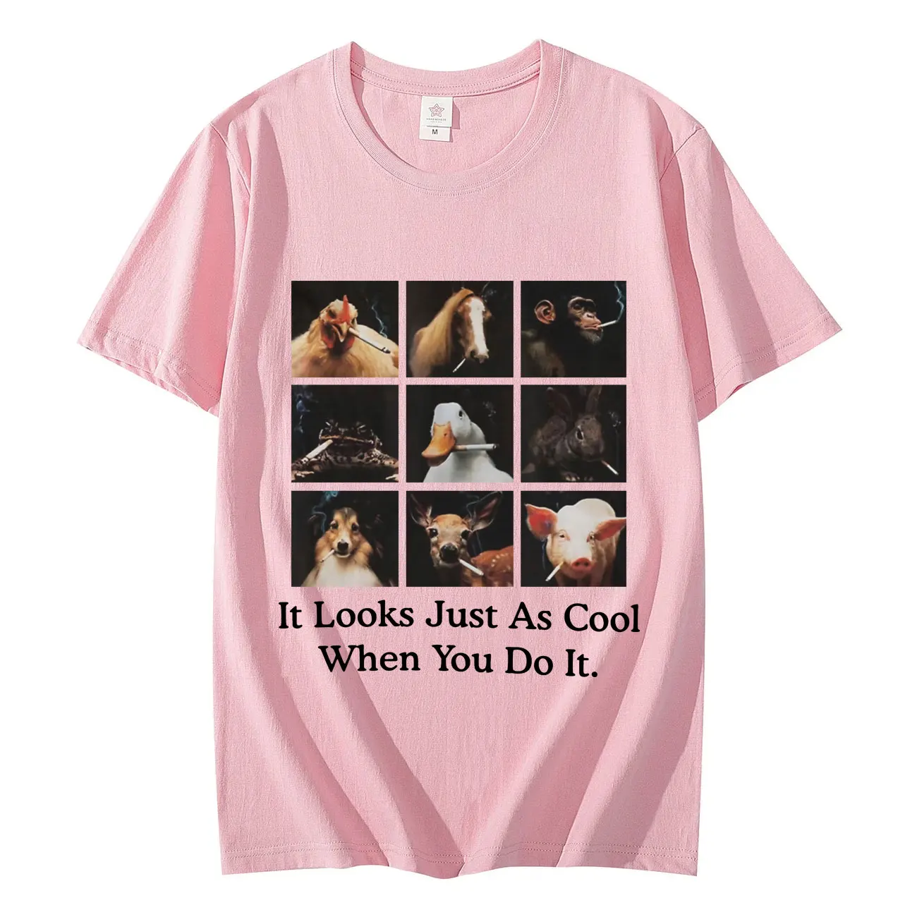 Забавная выглядит так же круто когда вы делаете это футболка уличная мода