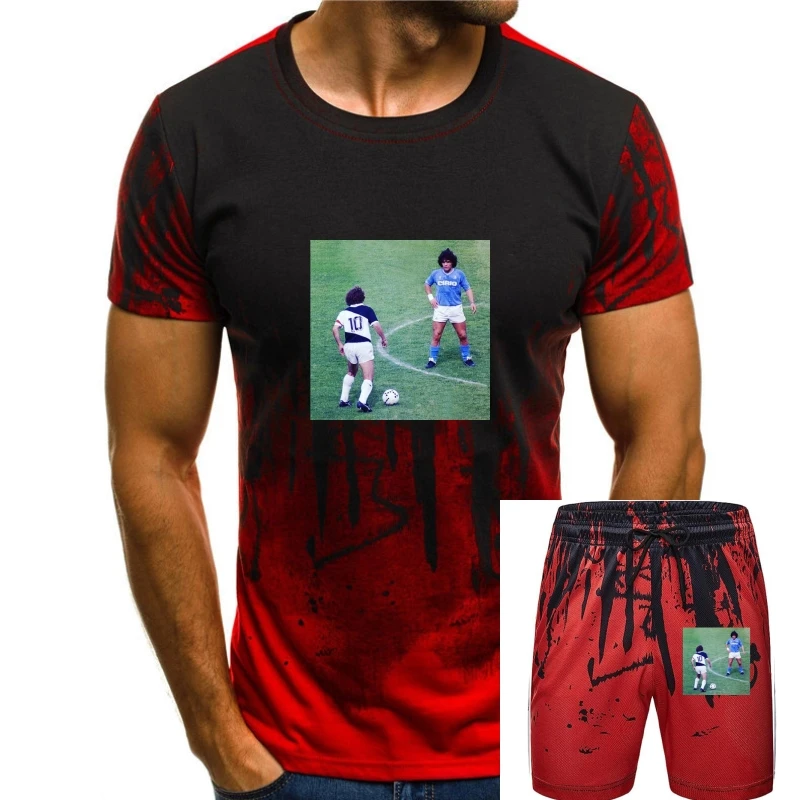 

T-SHIRT MAGLIA DIEGO ARMANDO MARADONA NAPOLI ZICO CALCIO ANNI Football Cool Casual pride t shirt men Unisex Fashion tshirt
