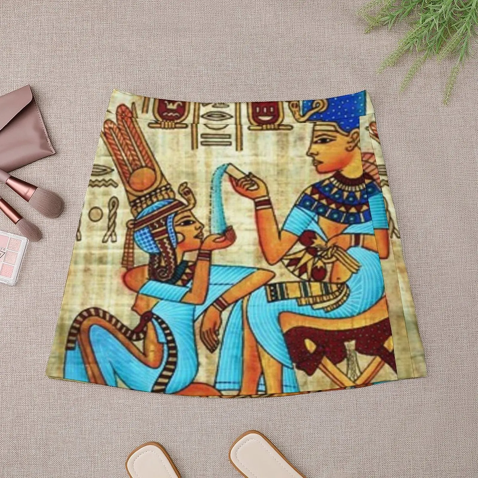 Мини-юбка King Tut Perfuming His Wife одежда для женщин лето 2024 женские летние мини-юбки 2025