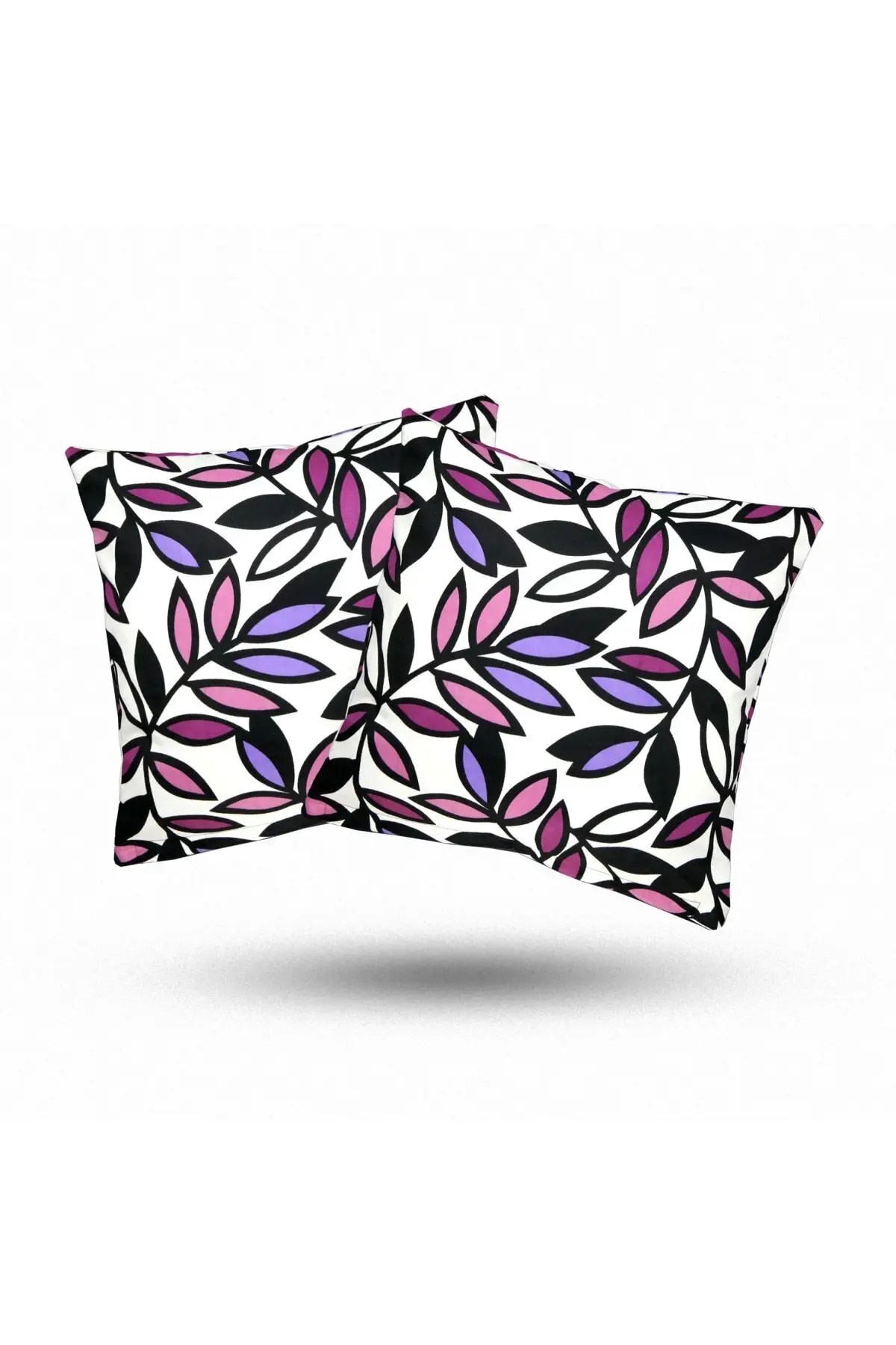

Purple Pembeli Flower Decorated Pillow decorate Pillow Cushion Case 2 PCs 45x45cm