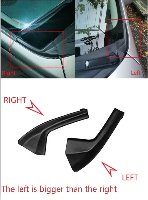 

Левый Правый удлинитель автомобиля, накладки для Nissan Tiida 2005-2010 66895-ED50A/66894-ED500, накладки на решетку радиатора