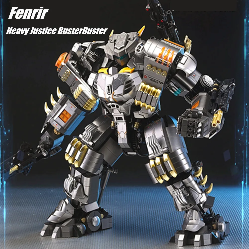 

2022 Bat Fenrir Heavy Justice Buster Bat Mech Mech Hellbat Armor Robot Technical Building Blocks Brick Boy Gift Kid Toy