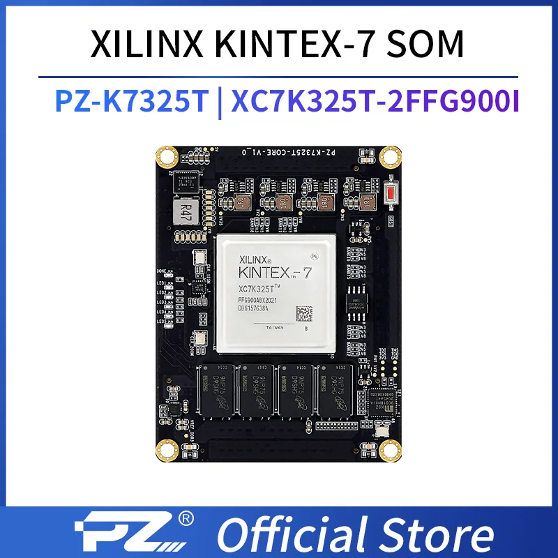 

PuZhi PZ-K7325T-SOM Xilinx Kintex-7 XC7K325T FPGA Core Board Industrial Grade System on Module K7325T K7 325T