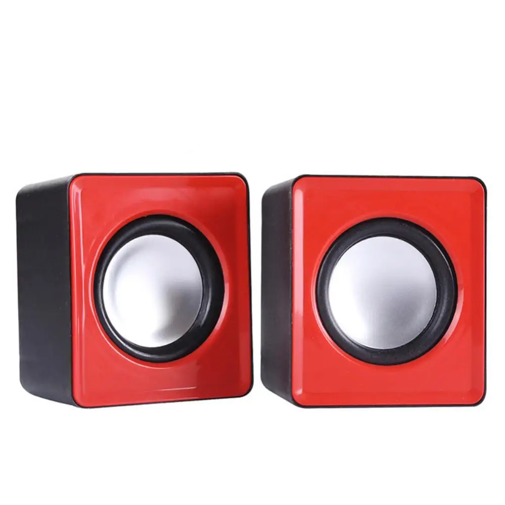 

Surround Sound Computer Sound Box Adjustable Usb Wired Mobile Phone Subwoofer Universal Stereo Loudspeaker Mini Computer Speaker