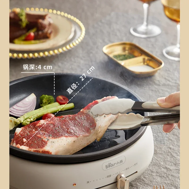 Электрическая горячая кастрюля многофункциональная разделенная большая