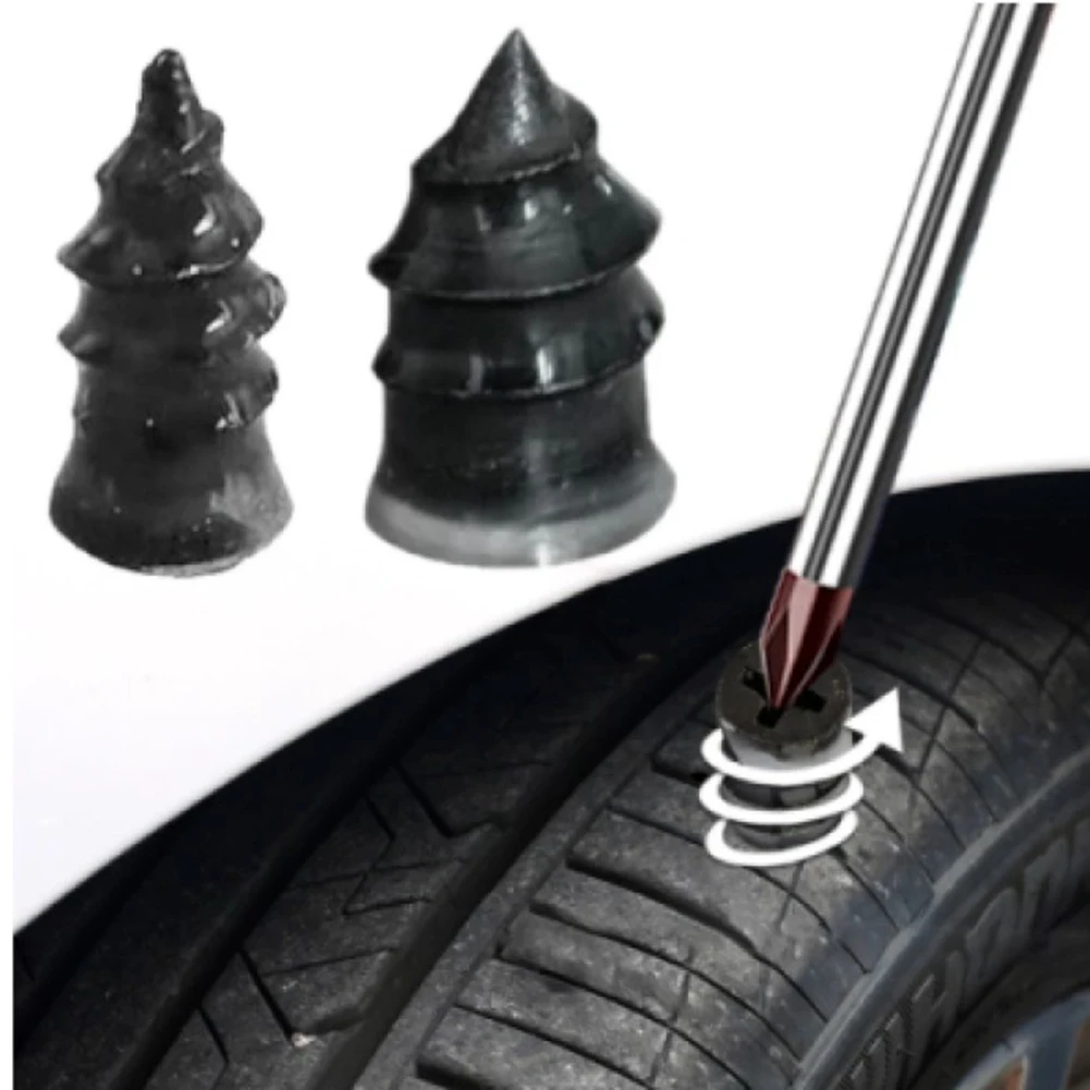 

8pcs Vacuum Tyre Repair Nail Kit For Motorcycle Car Scooter Rubber Tubeless Tire Repair Tool Set Glue Free Repair Tire Film Nail