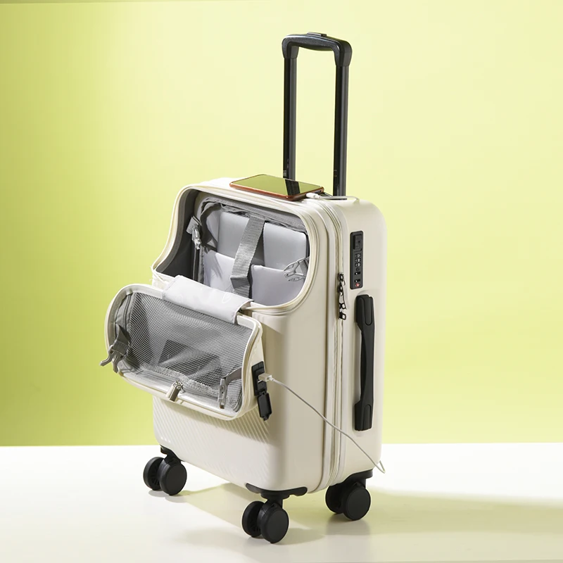 Travel Suitcase Carry on Luggage with Wheels Cabin Rolling Luggage trolley luggage bag Men's business lightweight luggage