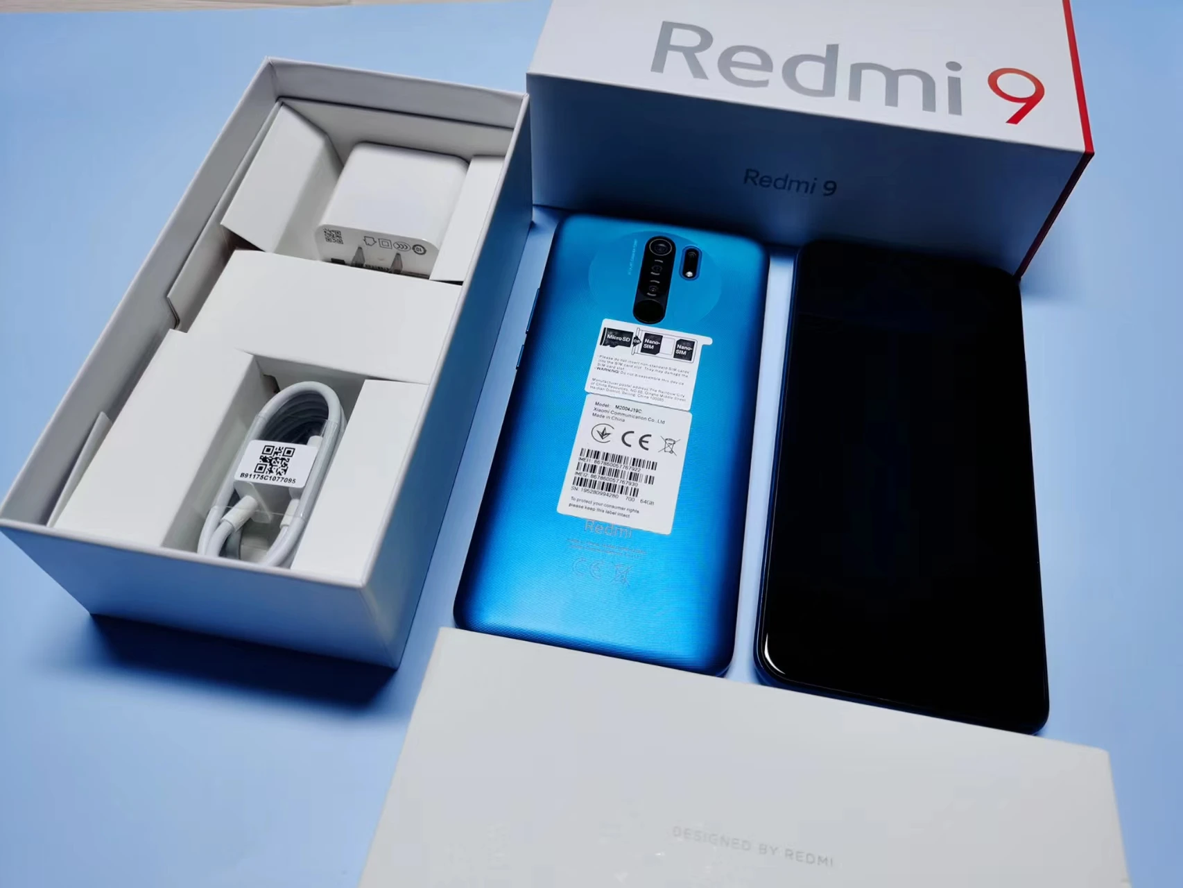 Xiaomi Redmi 9 Smartphone celular 4GB RAM 128GB ROM Mediatek Helio G80 5020mAh cellphone