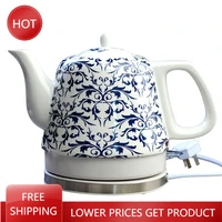 electric water boiler kettle pot flask enamel electric kettle water tourist camping teapots porcelain bouilloire coffee pot