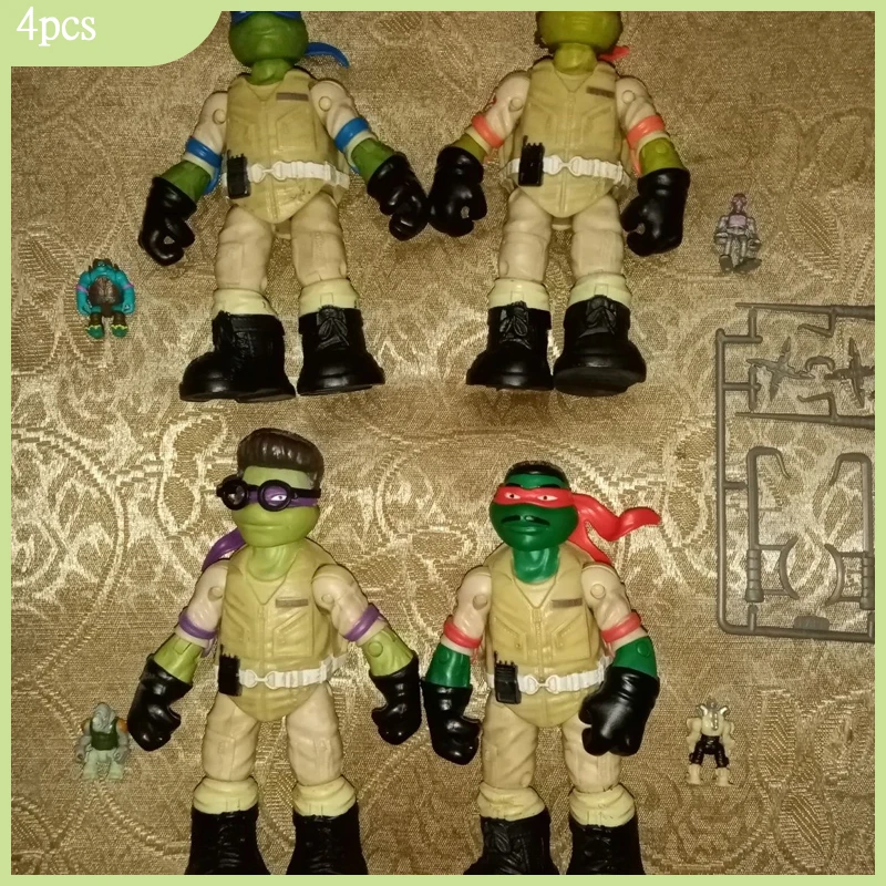 

Neca 4 шт. Подростковая мутантная Черепаха ниндзя экшн-фигурка Tmnt фильм издание Подвижные модели игрушки Подвижная кукла подарки для детей Бе...