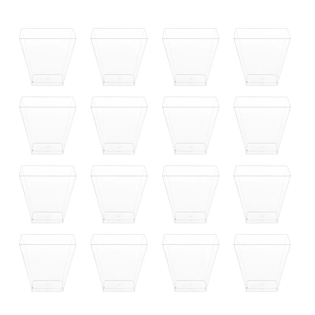 

50Pcs Clear Yogurt Dessert Pudding Storage Holder Dessert Cups Ice Cream Container Mousse Cup for Party Dessert Mousse Yogurt