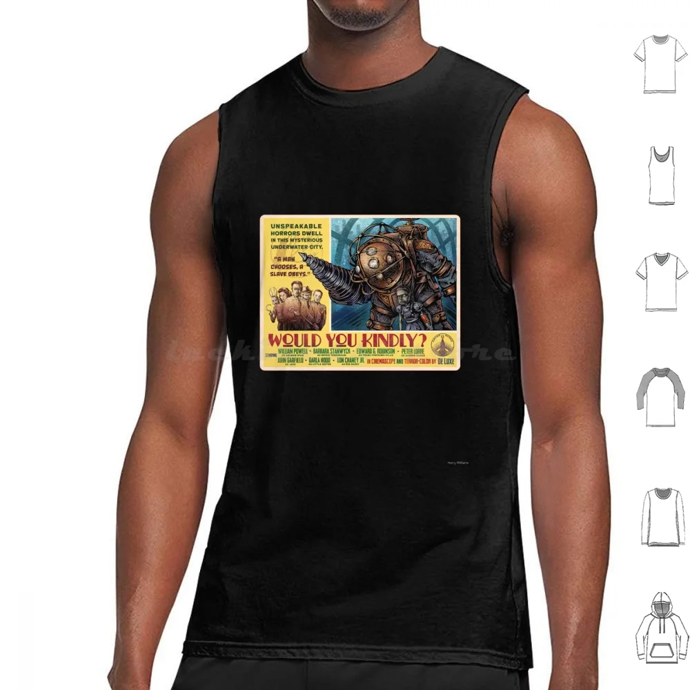 Топы без рукавов Bioshock Plasmid Infinite 2 Rapture 1 Big DAD