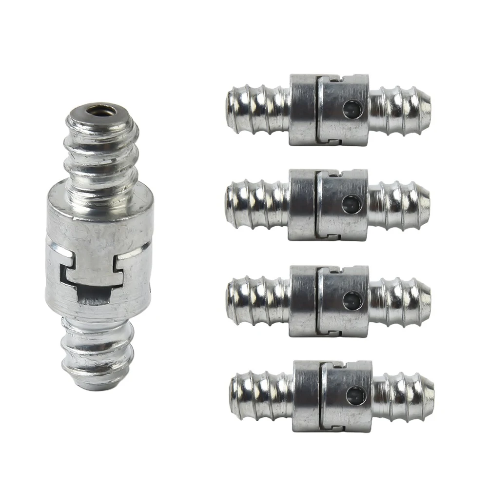 

10pcs Male With Female Join Connector Set 16mm For Connection Of Electric Drill Pipe Dredge Machine Power Tools Accessories