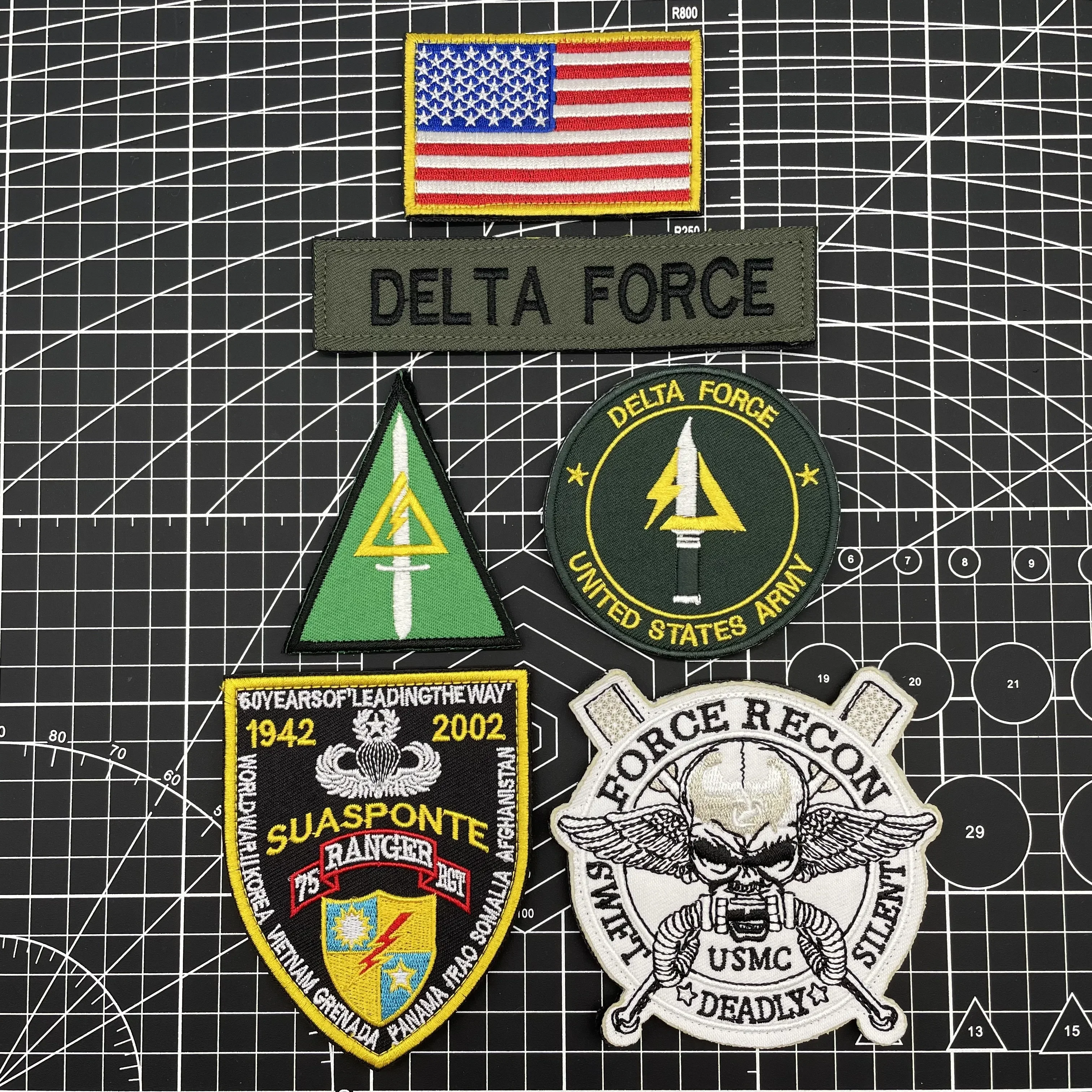 Фото Нашивки из США DELTA FORCE, тактическая повязка на руку с логотипом, уличная одежда, рюкзак, наклейка на шлем, нашивка на липучке №1