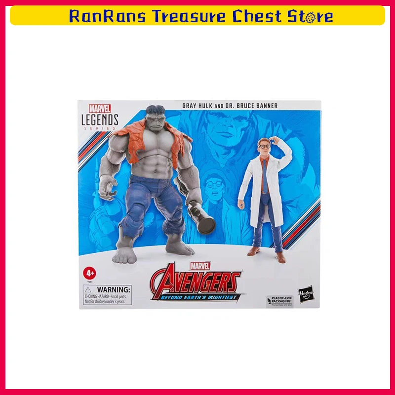 

Original Marvel Legends Series Toys Gray Hulk And Dr.Bruce Banner Avengers 60th Anniversary Action Figure Model Gifts