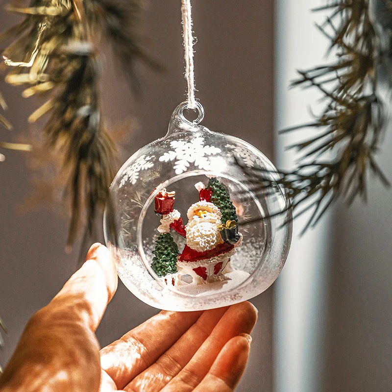 Рождественский прозрачный шар