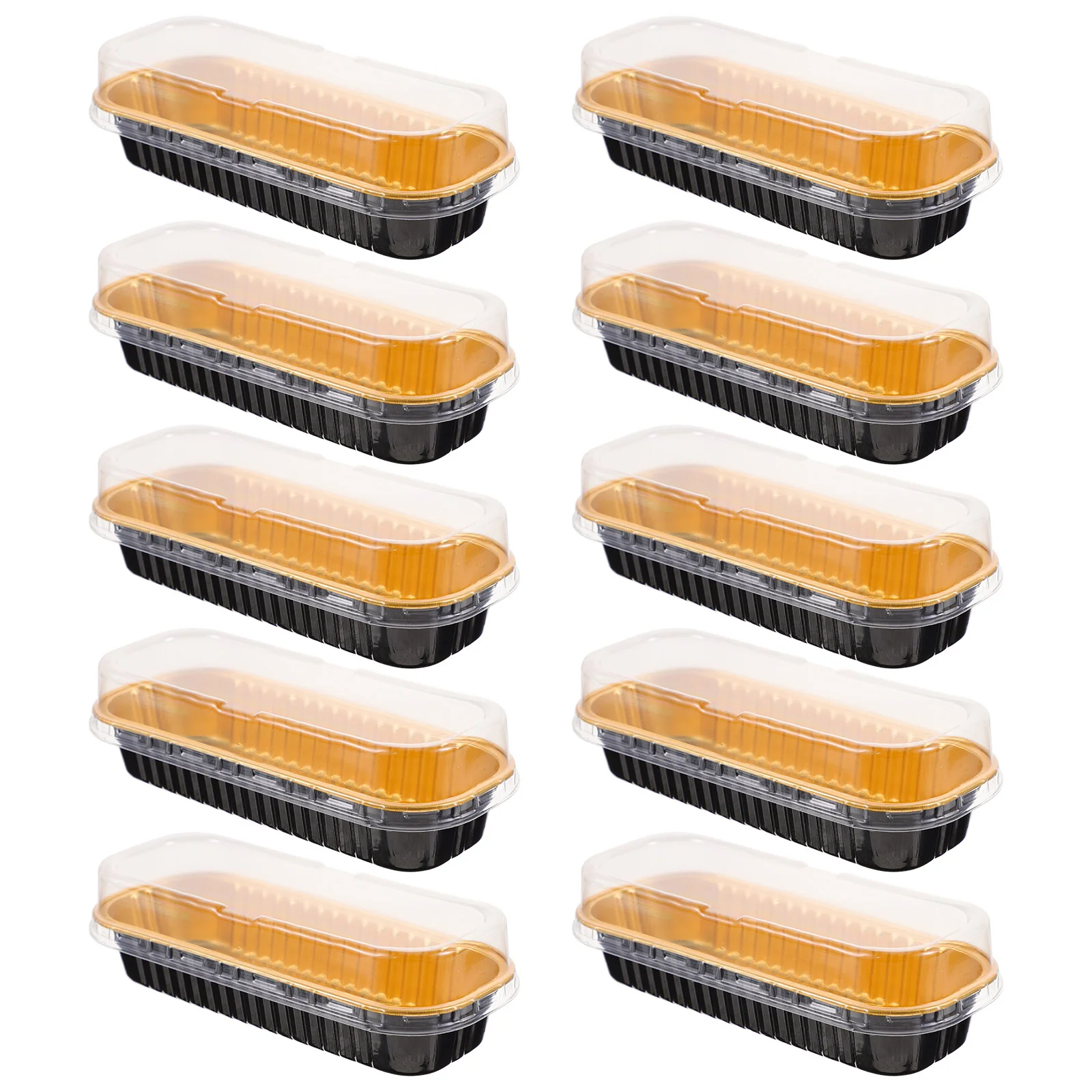 

20Pcs Foil Baking Pan Loaf Pans With Lid Aluminum Foil Cake Pans Container