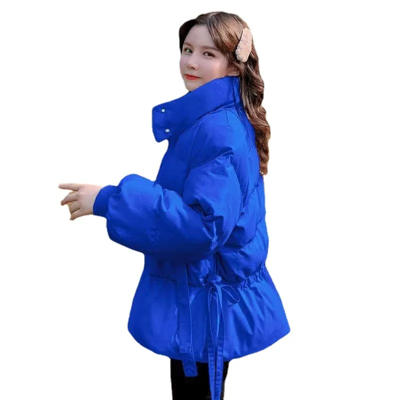 2022 Winter Korean Parkas Jacket Women's School  Kawaii Girl  Short Cotton Padded Clothes College Cotton Padded Clothes