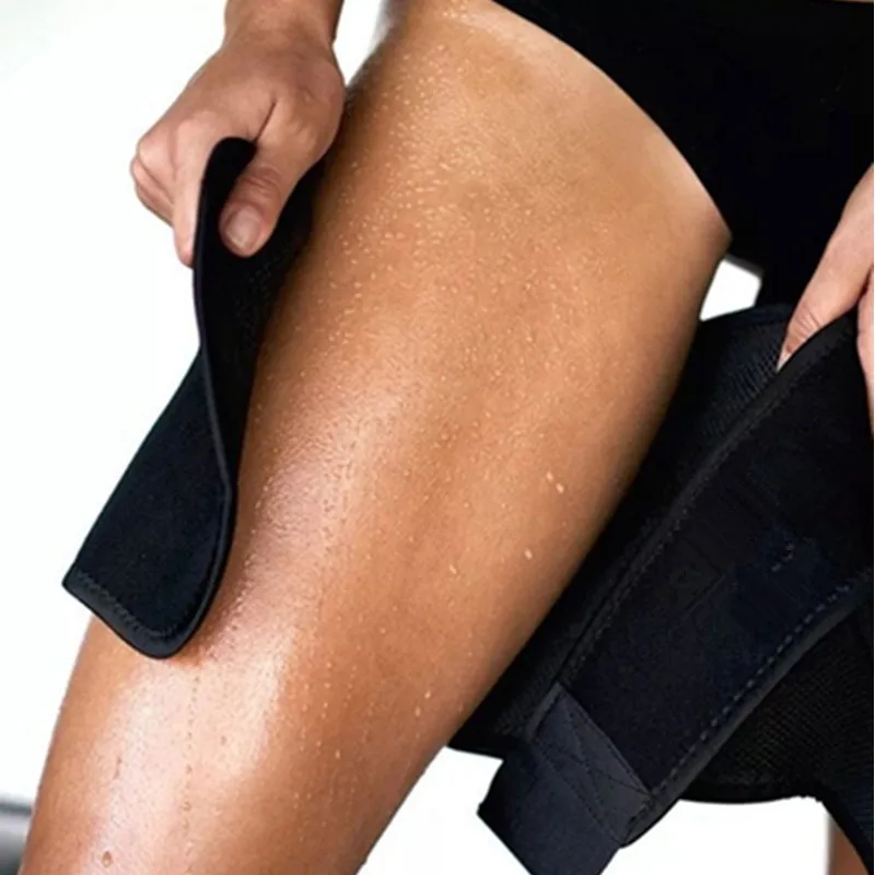 Spandex Sweet and Sweat Sports Yoga Leg Thigh Trainer Exercise Belt Support Losing Weight Loss Burning Fat Sweat Belt Trimmer