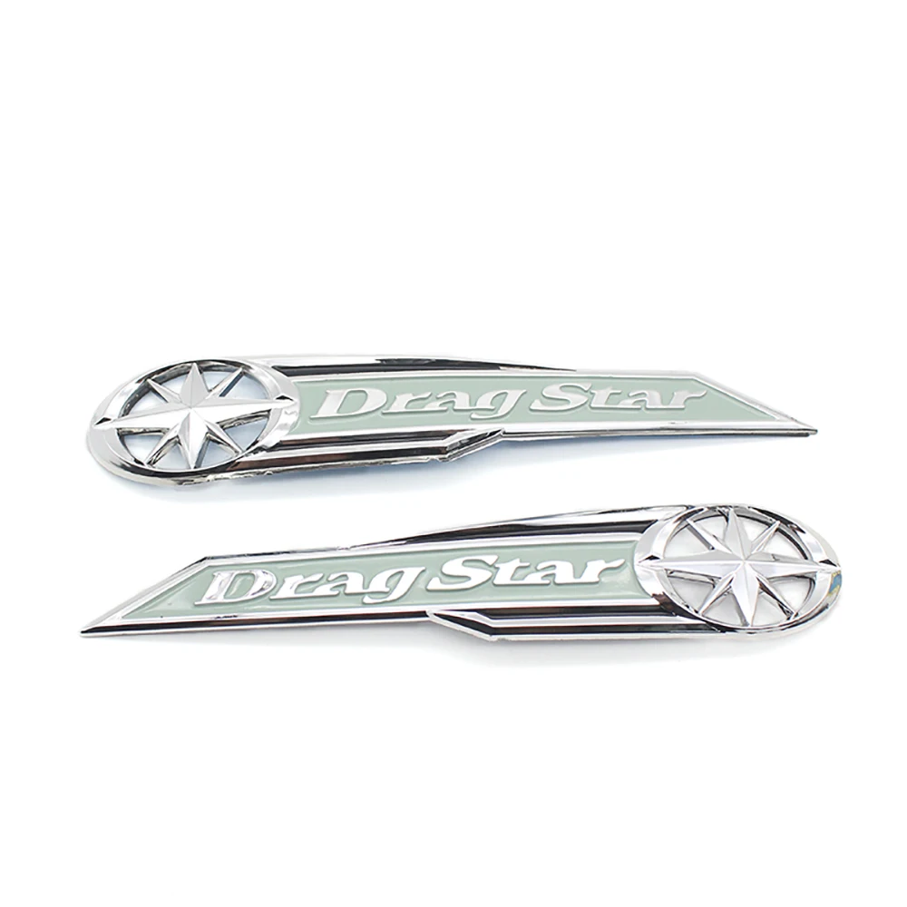 3D эмблема мотоцикла, наклейка Dragstar, наклейка на топливный бак, защитная наклейка на обтекатель для Yamaha Dragstar V-Star 400 650 1100