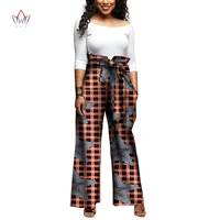 high waist pant trousers for women party wedding casual date dashiki african women belt pants african clothes for women wy6073