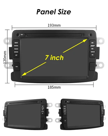 Автомагнитола Hizpo Android для Renault Dacia Duster Sandero Captur Xray Logan 2 Carplay автомобильный мультимедийный плеер GPS 2din Авторадио