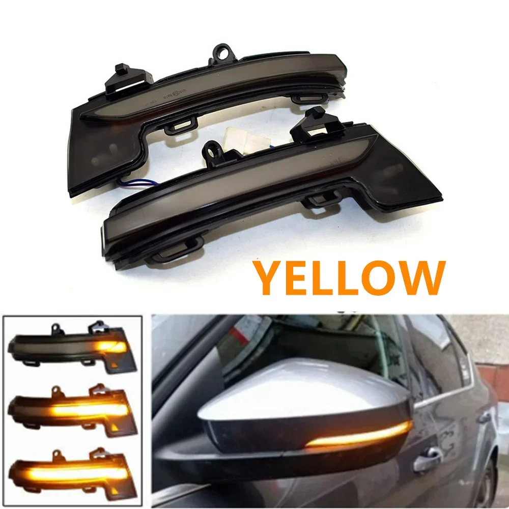 2 шт. динамические зеркальные поворотники для Skoda Octavia III 5E3 NL3 NR3 Combi 5E5 2012-2018