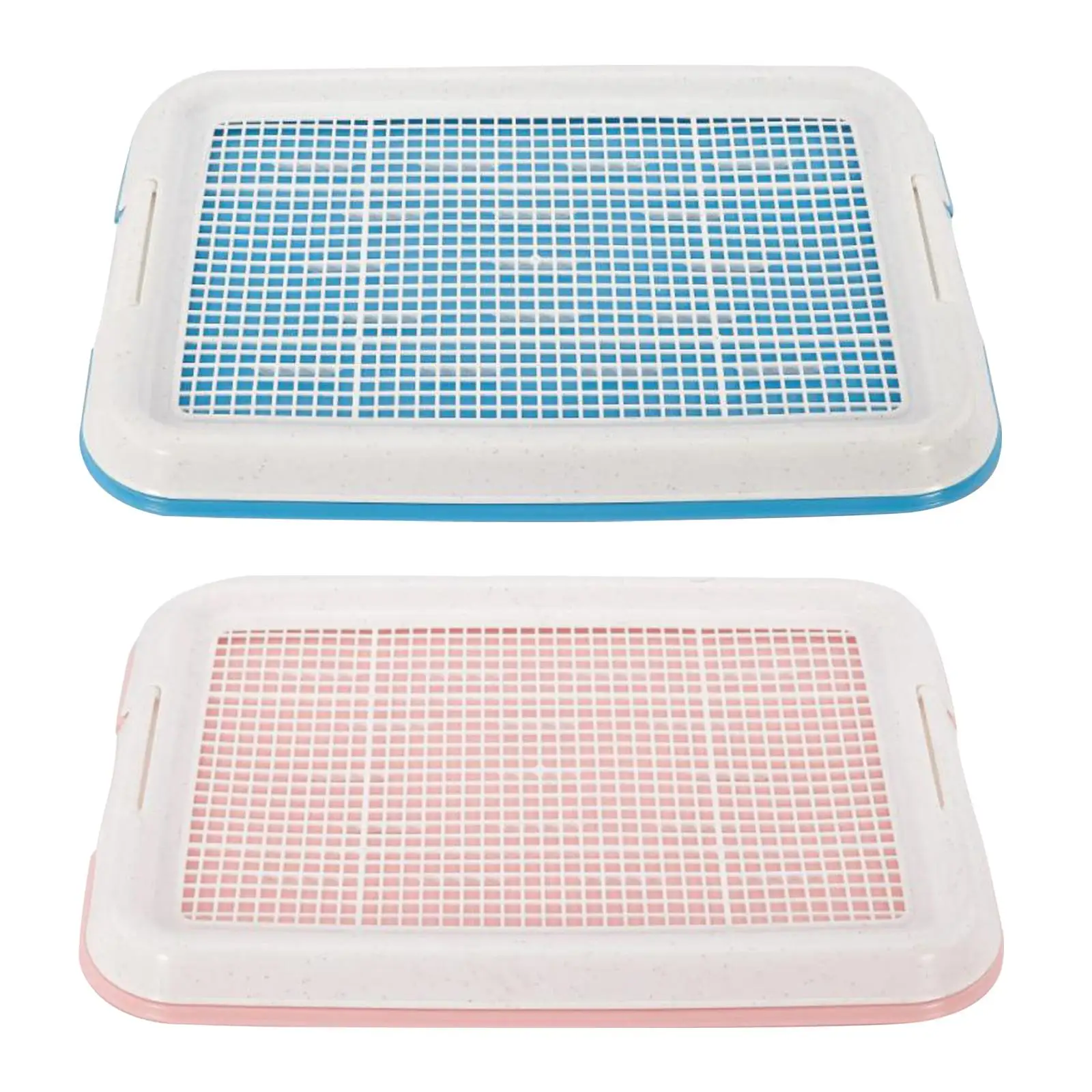 

Dog Potty Toilet Training Tray Indoor Outdoor 18.5x13.8 inch Mesh Potty Training Tray Dog Potty Pan for Small Size Dogs Puppies
