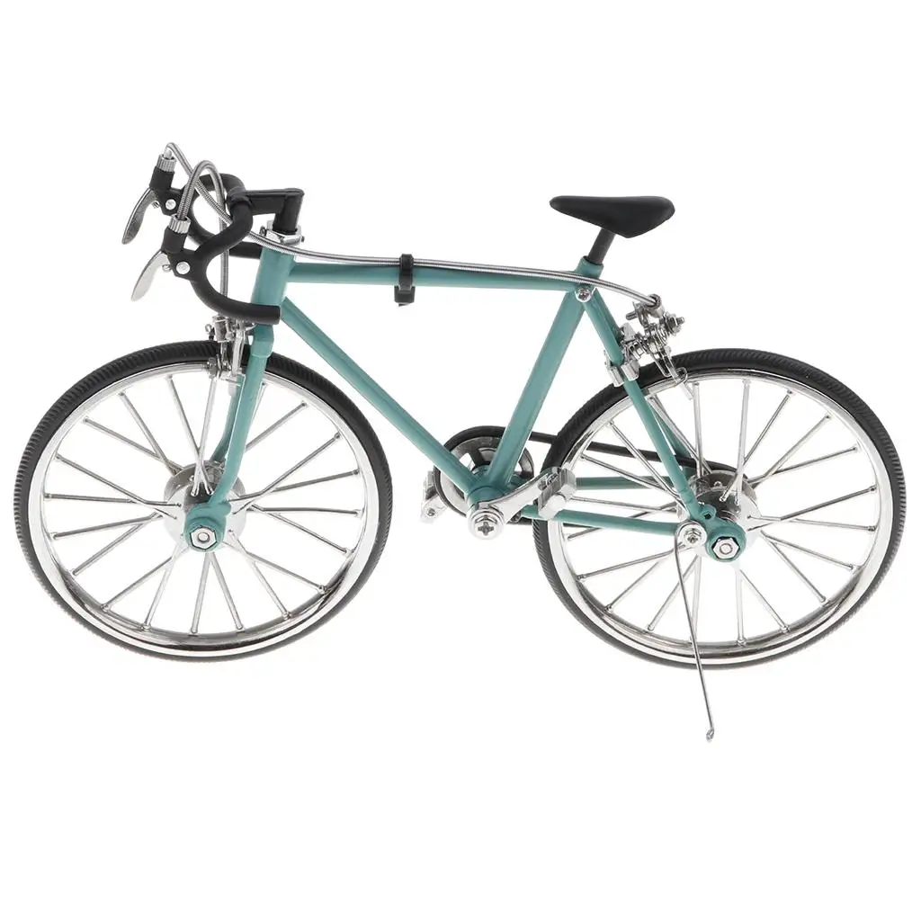 

1/10th Bike Model Alloy Simulated Road Model Decoration Gift,