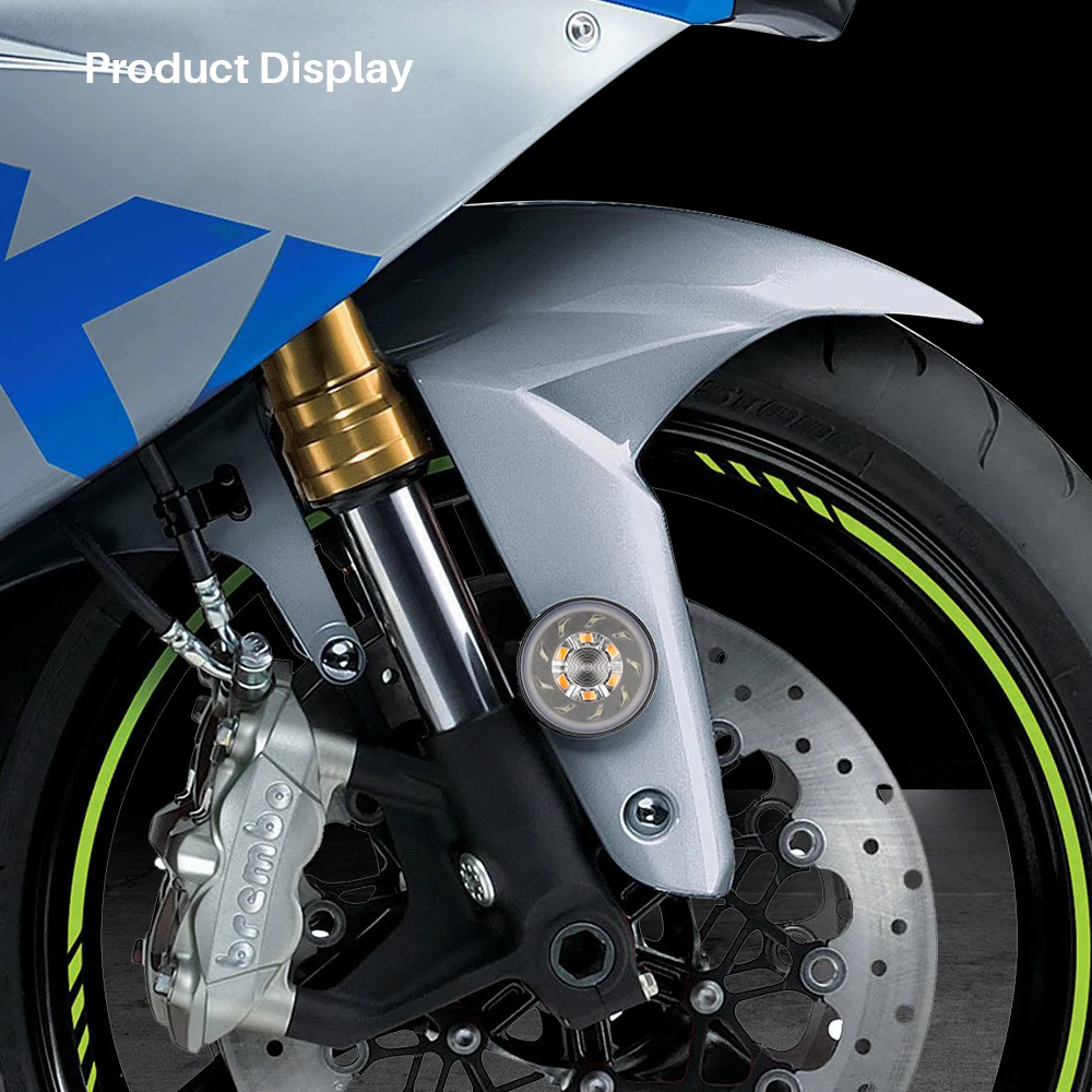 Фото Многоцветный мигающий световой сигнал поворота для мотоциклов AEROX 155/NVX 155 №5
