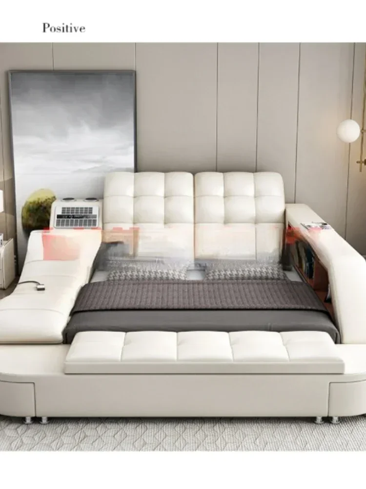 Многофункциональная cama Camas de masaje Ultimate tapizadas освещенные с Bluetooth limpiador aire