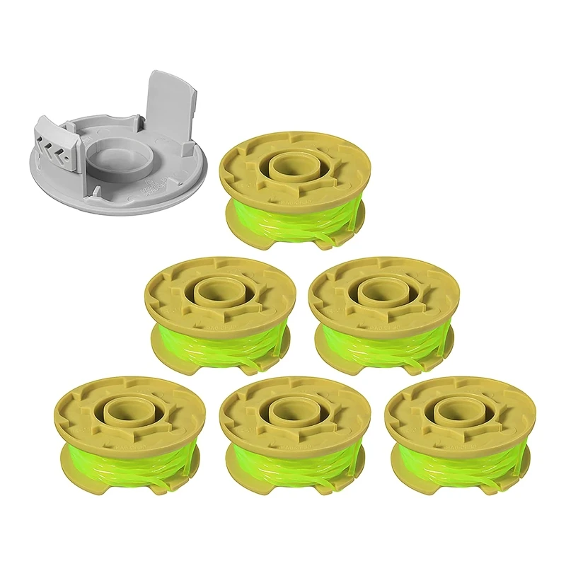

6 Pack String Trimmer Replace Auto Feed Twist Spool Line Compatible with AC80RL3 18V 24V 40V Weed-Eater Cordless Trimmer