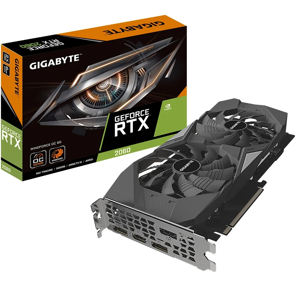 Видеокарта Gigabyte GV N2060WF2OC 6GD|Видеокарты| |