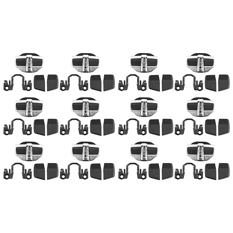 

Стабилизатор двери, 12 комплектов, защита дверного замка, фиксаторы, крышки стопора для Honda Accord Civic CRV HRV Odyssey