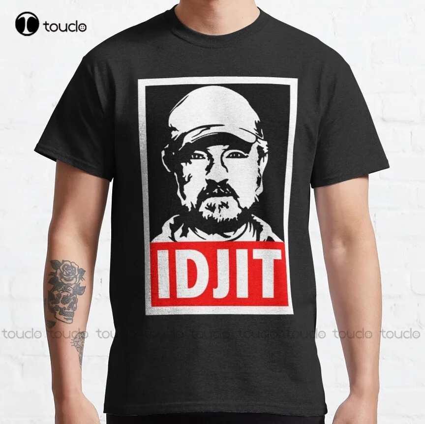 

Сверхнатуральная Классическая футболка Бобби Зингер Idjit, черные рубашки для мужчин, индивидуальная футболка с цифровой печатью для подростков, унисекс