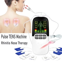 rechargeabl pulse tens machine therapy muscle stimulator acupuncture massage sticker sinusitis laser treatment rhinitis cure