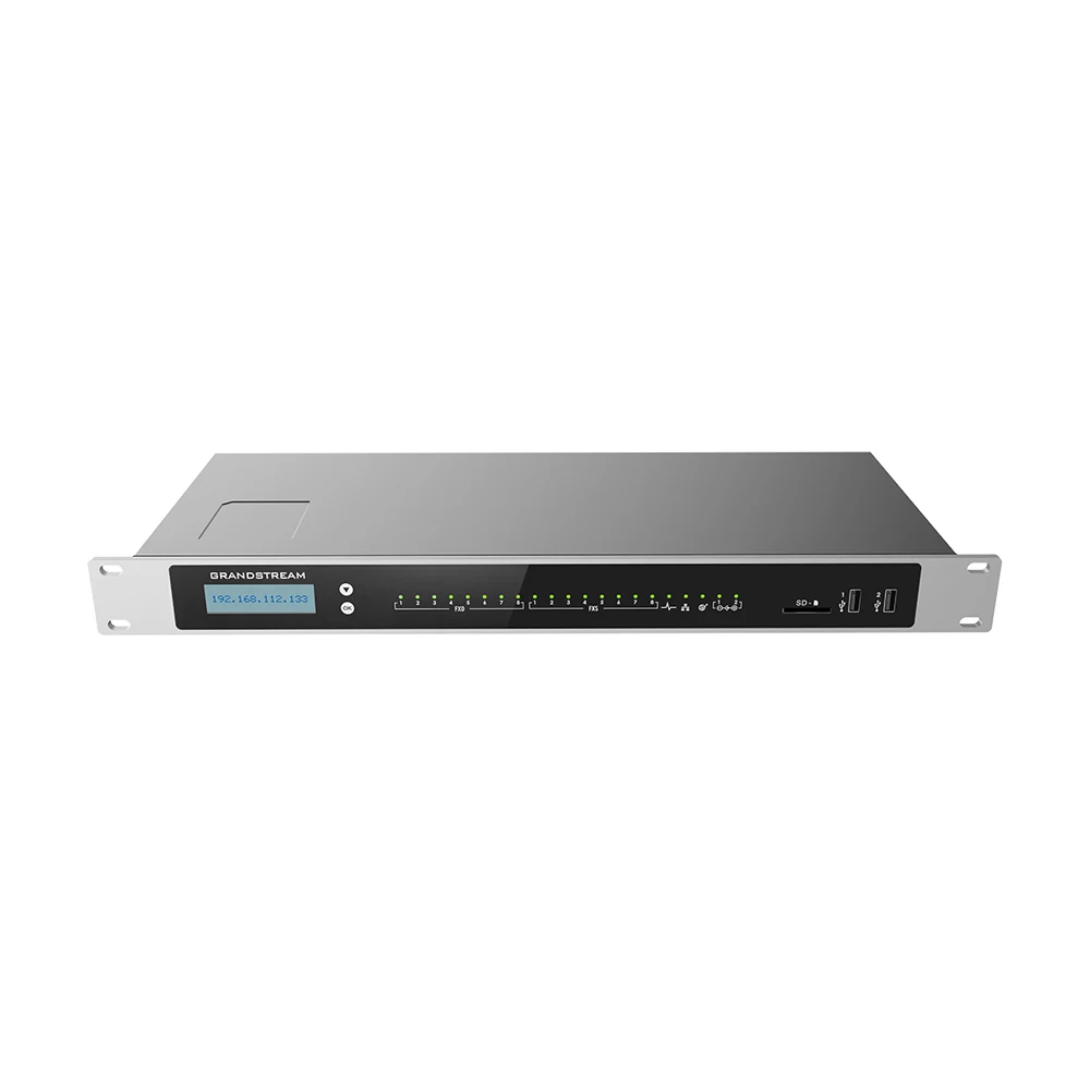 

Grandstream UCM6308A Audio IP PBX, Support 1500 SIP Users8,FXO+8FXS port
