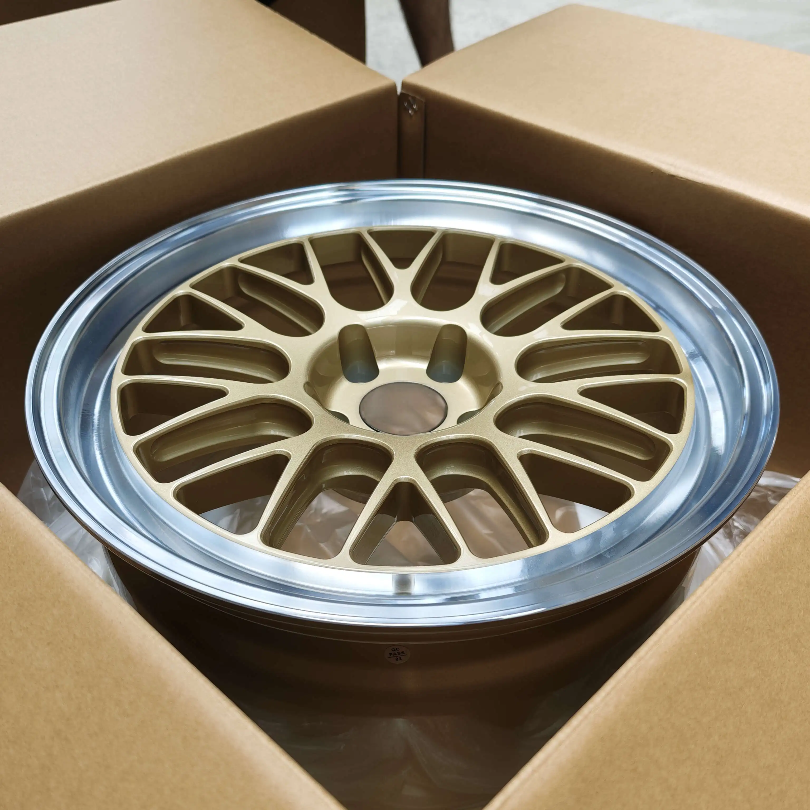 Фото Pengzhen Apex Ml-10rt Цельные кованые автомобильные колеса золотого цвета для BMW M3 M4 PORSCHE 996 997 №2