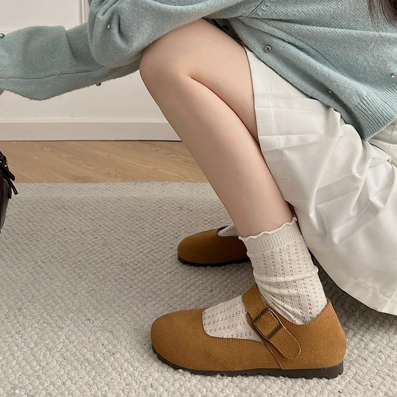 Женская обувь 2024 универсальная женская с круглым носком осеннее новое платье в