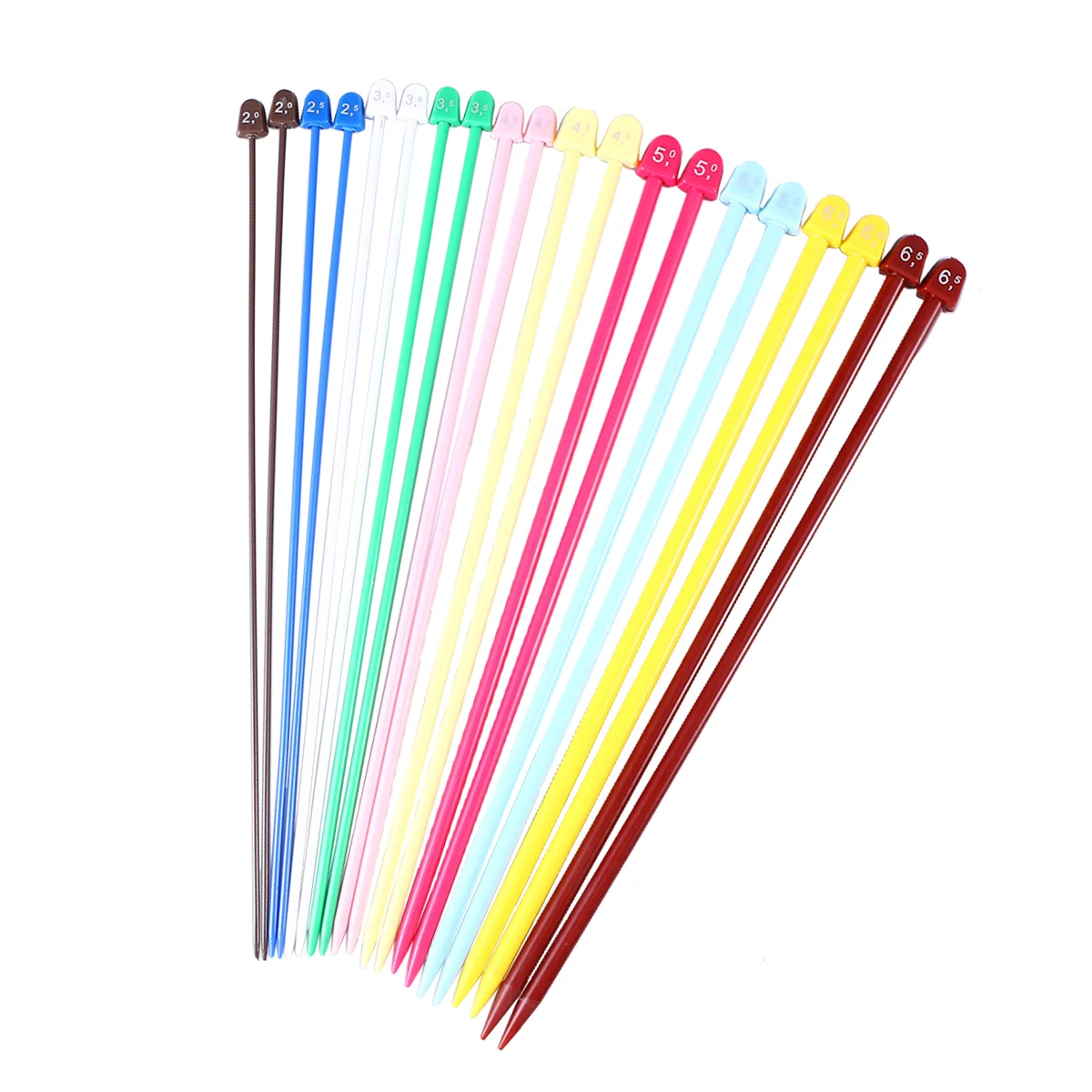 

Knitting Needles Needle Crochet Weaving Stick Tool Straight Hooks Wool Yarn Afghan Sweater Set Single Pointed Scarf Tunisian
